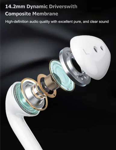Miniatura 4 de Paquete de 1 auriculares con cable con conector Lightning para iPhone, auriculares intrauditivos, micrófono integrado y auriculares de control