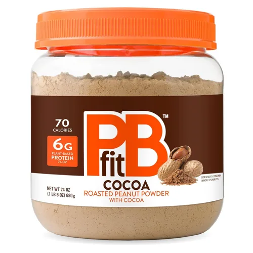 Miniatura 9 de PBfit Mantequilla de maní clásica en polvo de 30 onzas, mantequilla de maní en polvo para untar de maní tostado real, 0.28 oz de proteína 8% DV, sin