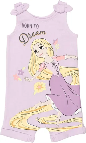 Miniatura 4 de Disney Princesa Rapunzel Ariel Belle Jasmine Aurora - Mameluco y diadema para recién nacido