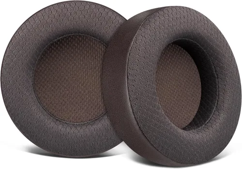 Miniatura 12 de SOULWIT Almohadillas de repuesto para auriculares Corsair Virtuoso RGB Wireless XT SE, almohadillas con tela de malla, espuma de aislamiento de Negro