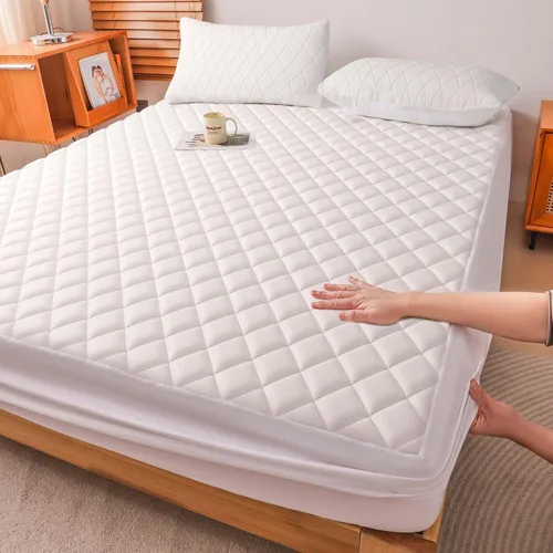 Miniatura 12 de WESLEEPER Protector de Colchón Impermeable Protector de Colchón Tamaño Completo Cubierta de Cama de Colchón Súper Suave Transpirable Lavable a Azul