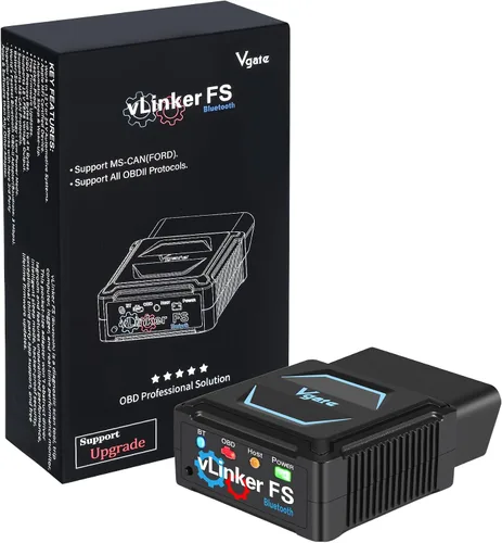 Vgate vLinker FS - Adaptador Bluetooth FORS-can 0BD2 para for-d herramienta de diagnóstico de coche Fixd, escáner OBD2, Bluetooth MS-CAN, funciona