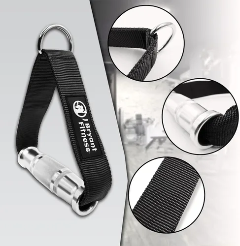 Miniatura 2 de J Bryant Fitness - Asas de gimnasio de metal para accesorios de máquina de cables, asas de agarrar de aleación de aluminio resistentes de alta