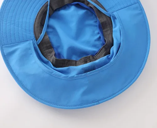 Miniatura 8 de Home Prefer Sombrero de sol UPF50+ de malla para exteriores, de ala ancha, con solapa para el cuello, sombrero de pesca para hombres y mujeres Azul