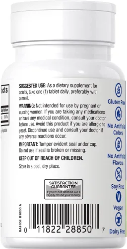 Miniatura 3 de Rite Aid Tabletas de selenio de 200 mcg, 100 unidades, minerales naturales y antioxidantes, soporte esencial para el cuerpo