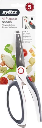 Miniatura 2 de Zyliss Tijeras multiusos resistentes Acero inoxidable Negro Tijeras para aves de corral y carne Apto para lavavajillas 5 años de garantía