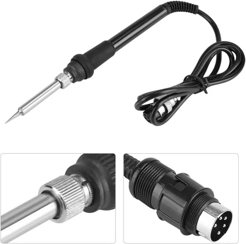 Miniatura 4 de Soldador de 50 W con elemento calefactor A1322 DC 24V 5 pines temperatura ajustable punta de soldadura compatible con estaciones de soldadura 936