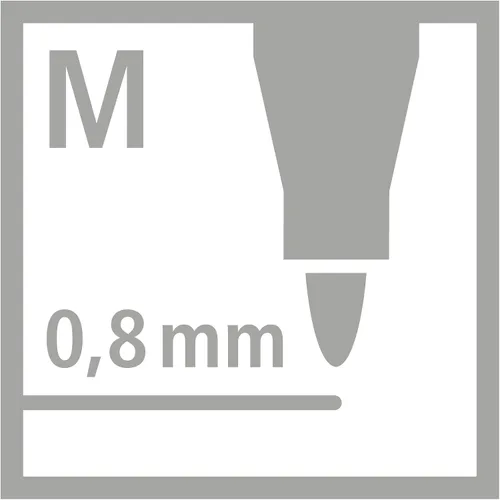 Miniatura 10 de STABILO Fineliner pointMax - Paquete de 8 - Colores surtidos Colores Variados