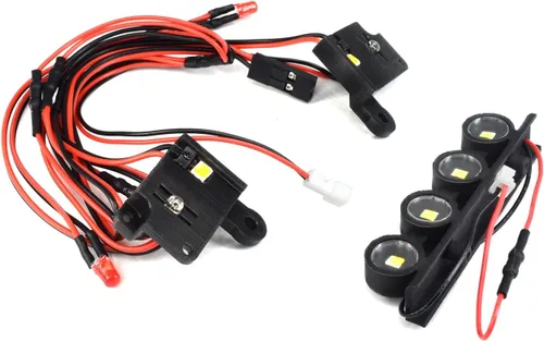 Trx4m k10 Kit de luz, luz de techo de coche RC/luz LED trasera delantera para Traxxas 1/18 Trx4m K10 RC Crawler piezas de actualización de