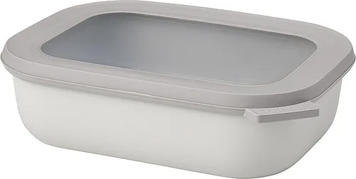 Miniatura 53 de Mepal Cirqula - Recipiente circular rectangular para almacenar y servir alimentos con tapas transparentes, perfecto para preparación de alimentos