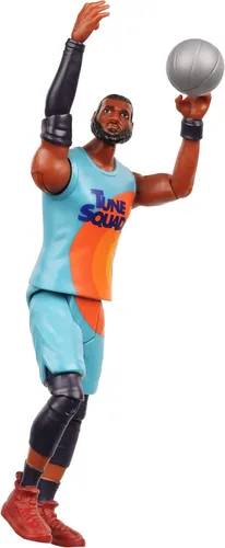 Miniatura 12 de Space Jam: A New Legacy - Figura de acción de basquetbolista de 5 pulgadas de Lebron James con propulsor de cohete ACME 4000