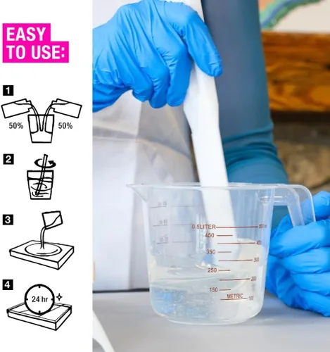 Miniatura 4 de Kit inicial de resina Epoxy no tóxica transparente ArtResin de 32 onzas