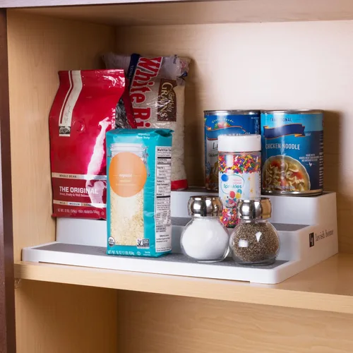 Miniatura 4 de Lavish Home Estante de 3 niveles para especias - Armario de cocina, encimera y despensa especias y organizador de condimentos