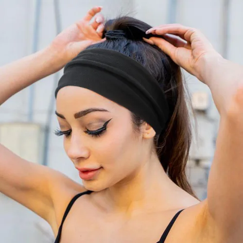 Miniatura 59 de DRESHOW Paquete de 8 diademas anudadas para mujer, con tiras cruzadas, antideslizantes, bohemias, trenzadas, accesorios para el cabello