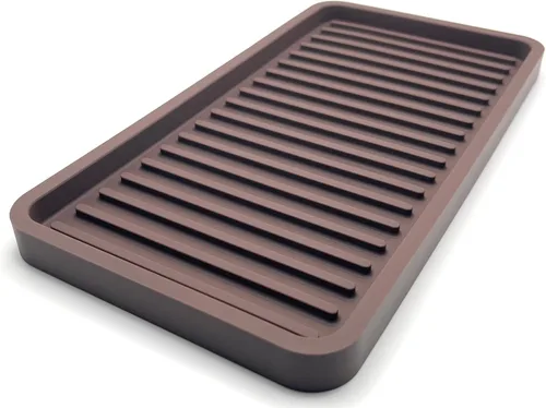 Miniatura 17 de Bandeja organizadora para fregadero de cocina de silicona, soporte de esponja y protector de encimera Plato y bandeja dispensadora de jabón