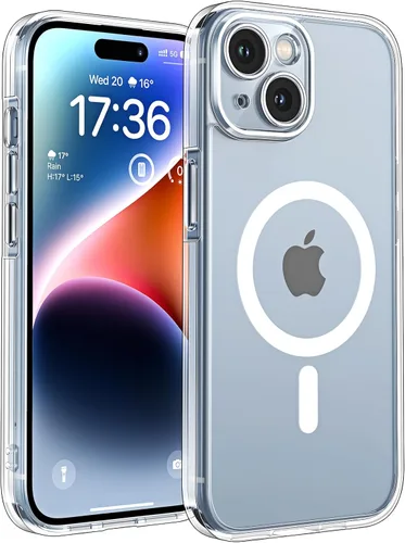 Miniatura 207 de TOCOL Funda para iPhone 11, compatible con Magsafe, protección completa de cámara, imanes integrados, protección contra caídas, funda translúcida
