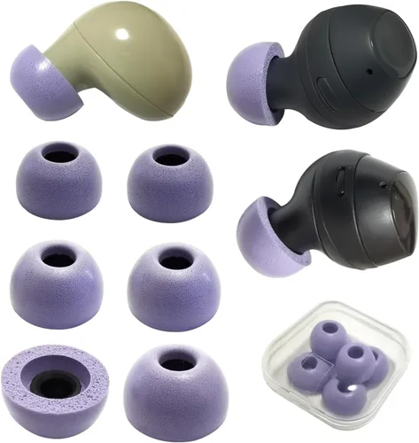 Almohadillas de espuma viscoelástica para Samsung Galaxy Buds+ (S/M/L), puntas de repuesto Galaxy Buds 2/Galaxy Buds FE/Galaxy Earbud aislamiento
