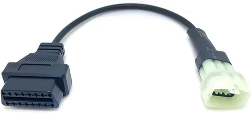 Miniatura 8 de cable adaptador de 6 pines a 16 pines, diagnóstico de fallas del motor OBD2 y detector, se ajusta para programación de ECU de motocicletas KTM
