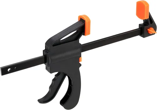 Miniatura 4 de PINGEUI 4 paquetes de abrazaderas de agarre rápido de 8 pulgadas, abrazaderas de madera ajustables, abrazaderas de barra ligeras para carpintería