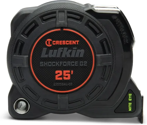 Miniatura 8 de Lufkin Shockforce G2 Nite Eye - Cinta métrica automática de 25 pies - L1225ALCMEB-02