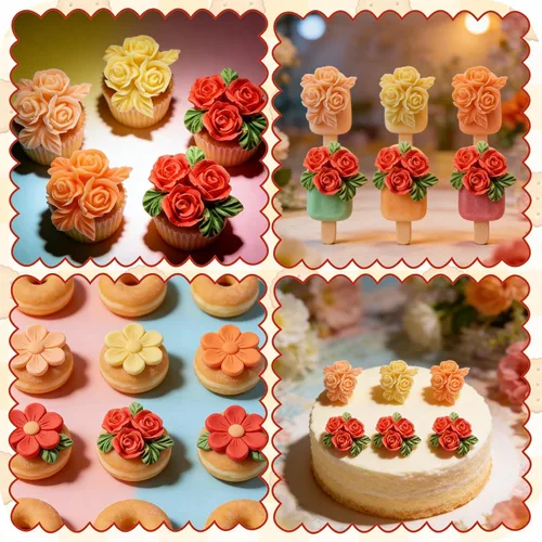Miniatura 5 de Molde de silicona de 6 cavidades para decoración de pasteles, para boda, día de San Valentín, fiesta de cumpleaños, aniversario, decoración