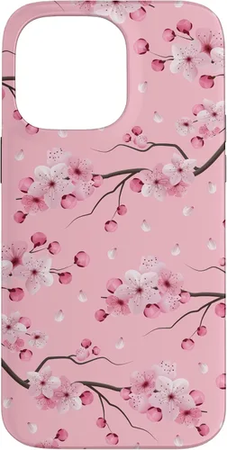 Miniatura 21 de Japanese Cherry Blossom Floral Flower Pattern Pastel Pink Case for iPhone 17