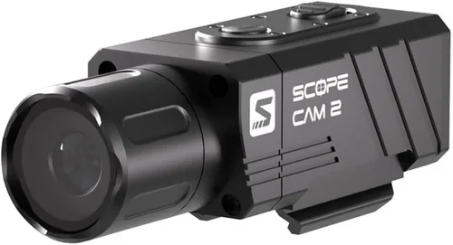 RunCam ScopeCam 2S - Cámara de acción de caza con lente de 0.98 pulgadas, resistente al agua, a prueba de golpes, con montura de riel Pica-Tiny