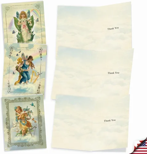 Miniatura 2 de The Best Card Company - 10 notas de agradecimiento en caja con sobres, varios artículos de papelería para decir gracias para hombres y mujeres