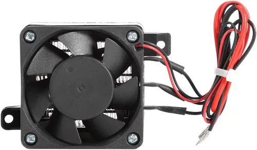 Calentador de aire PTC, calentador de ventilador de automóvil de 100 W, 12 V, temperatura constante, calentador de ventilador eléctrico con