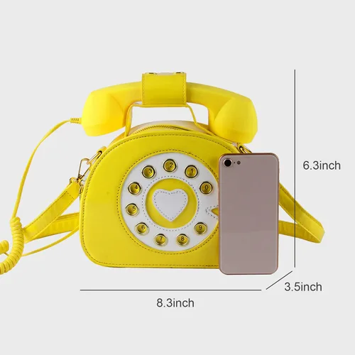 Miniatura 10 de Oweisong Divertido bolso de teléfono para mujer, bolso cruzado de hombro con asa superior para teléfono