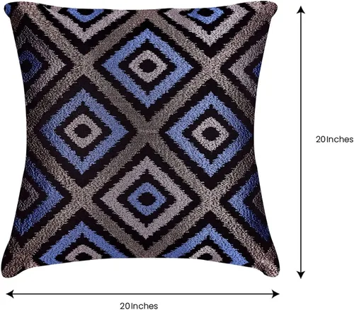 Miniatura 6 de Decozen Fundas de almohada decorativas, fundas de cojín para sofá, fundas de cojín bordadas para decoración de habitación, sofá, dormitorio, sala