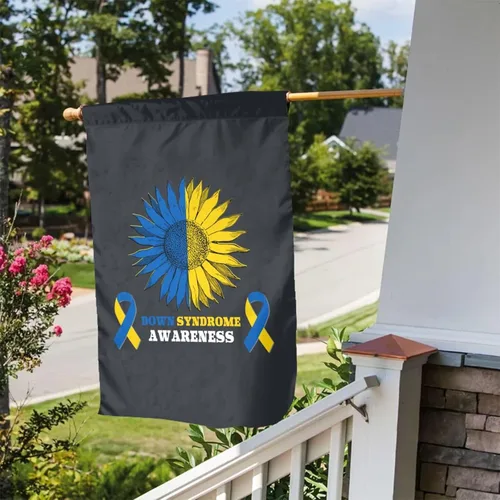 Miniatura 22 de Bandera de jardín de concientización sobre la enfermedad de Alzheimer de 12 x 18 pulgadas, cartel vertical de doble cara para decoración del hogar