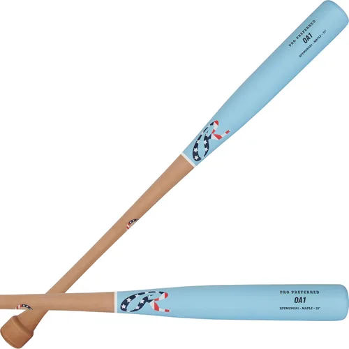 Miniatura 13 de Rawlings bate de béisbol de madera de arce Pro Preferred Perfil de juego - Trout/Harper/Machado/Albies Negro/Dorado Pro Preferred Bryce