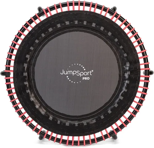 Miniatura 14 de JumpSport 350 PRO 39 Inch Fitness Trampoline Indoor Rebounder Cardio Workout Equipment 300 lb Capacity Negro mate