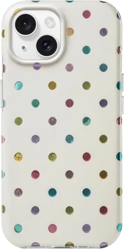 Miniatura 102 de Hython Funda para iPhone Air, diseño estético de lunares lindos, funda simple de 6.5 pulgadas, delgada, antiarañazos, parachoques de TPU suave, a
