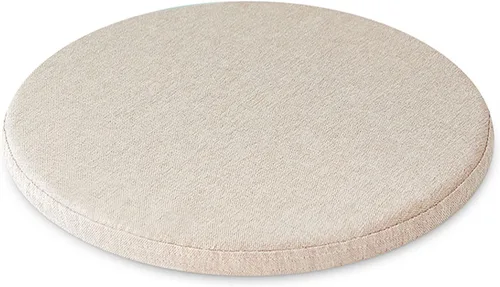 Miniatura 12 de Cojín desmontable, cojín redondo de espuma viscoelástica para silla, diseño antideslizante, suave, transpirable, cómodo, adecuado para sala