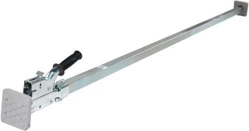 Miniatura 7 de Mytee Products Barra de carga de gato de carga de 86 a 114 pulgadas con tubo de acero cuadrado soldado y patas de goma pivotantes atornilladas