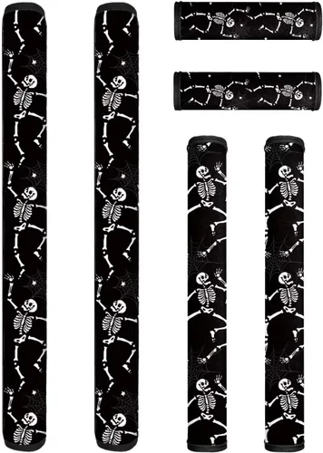 Miniatura 25 de Juego de 6 fundas para manijas de puerta de refrigerador, protector antideslizante para refrigerador, horno, lavavajillas, mantiene