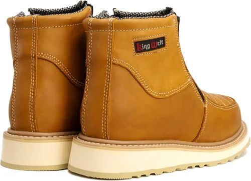 Miniatura 4 de King Welt Ultra Flex 6 "339 cremallera doble densidad ligero hombres botas de trabajo Habana