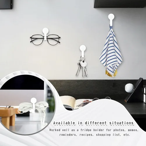 Miniatura 6 de Bridas magnéticas de silicona, bridas reutilizables para cables de carga USB, organizador de cables ligeros, imanes de refrigerador, almacenamiento