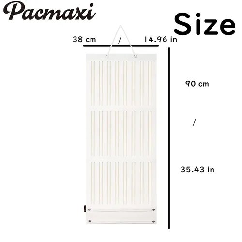 Miniatura 6 de PACMAXI Soporte para lazos para el pelo de bebé niña, colgador de almacenamiento de pinzas para el cabello para cintas, organizador de lazos