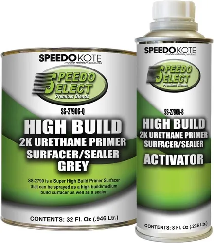 Speedokote SS-2790G-Q/SS-2790A-8 Super Fill High Build Primer GRIS. Para California, Delaware o Maryland, pide SMR-221 40 onzas líquidas