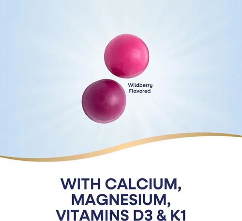 Miniatura 2 de Gomas de huesos y músculos en crecimiento para niños de Nature's Way, apoya huesos y músculos saludables*, calcio, magnesio, vitaminas D3 y K1