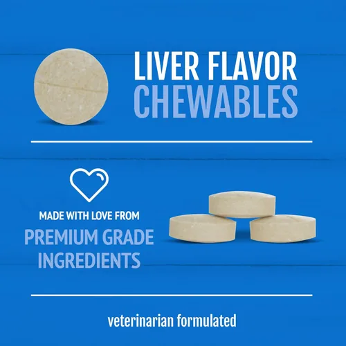 Miniatura 2 de Petnc - Multimasticables para adultos (75 unidades), soporte diario multivitamínico y multimineral para perros, incluye zinc, magnesio y más, apoya