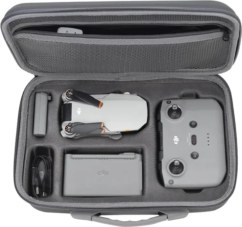 Miniatura 8 de Bolsa de Almacenamiento para Mini 3 Pro Estuche de Transporte Duro Compatible con Mini 3 Pro, DJI RC/DJI RC-N1 y Accesorios DJI Mini 3 Pro-Gris
