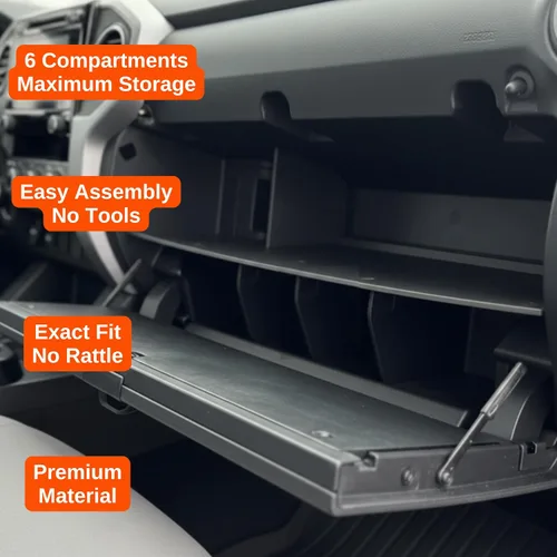 Miniatura 5 de Vehicle OCD - Organizador de guantera para Toyota 4Runner (2010-2024) y Lexus GX 460 (2010-2023) - Fabricado en Estados Unidos