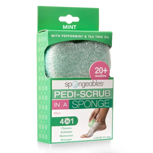 Miniatura 21 de Spongables Pedi Scrub - Esponja exfoliante para pies de 5+ lavados, lavanda, 6 unidades Aceite de árbol de té de lavanda Viaje