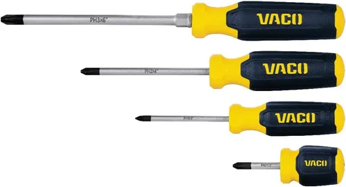 Miniatura 7 de VACO VAC7082 - Juego de destornilladores de 8 piezas, versátiles Phillips y destornilladores ranurados, cuchillas de precisión grabadas con láser