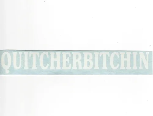Miniatura 2 de Quitcherbitchin - Adhesivo de vinilo para coche, camión, furgoneta, ciclomotor, casco duro, vaso para manualidades, portátil, calcomanía de vinilo