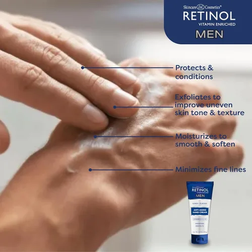 Miniatura 4 de Retinol LIVAURA - Crema de manos - Loción de manos para manos secas agrietadas, cremas hidratantes para manos para hombres, crema de manos